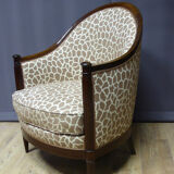 Fauteuil bergère art déco
