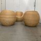 Set of Rattan Bamboo Kids Armchair Mid - Century Gabriella Crespi Style