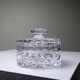 Small cut crystal jewellery box, Czechoslovakia, vintage 1980-2000