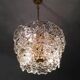 Glass Chandelier Kinkeldey, 1970s