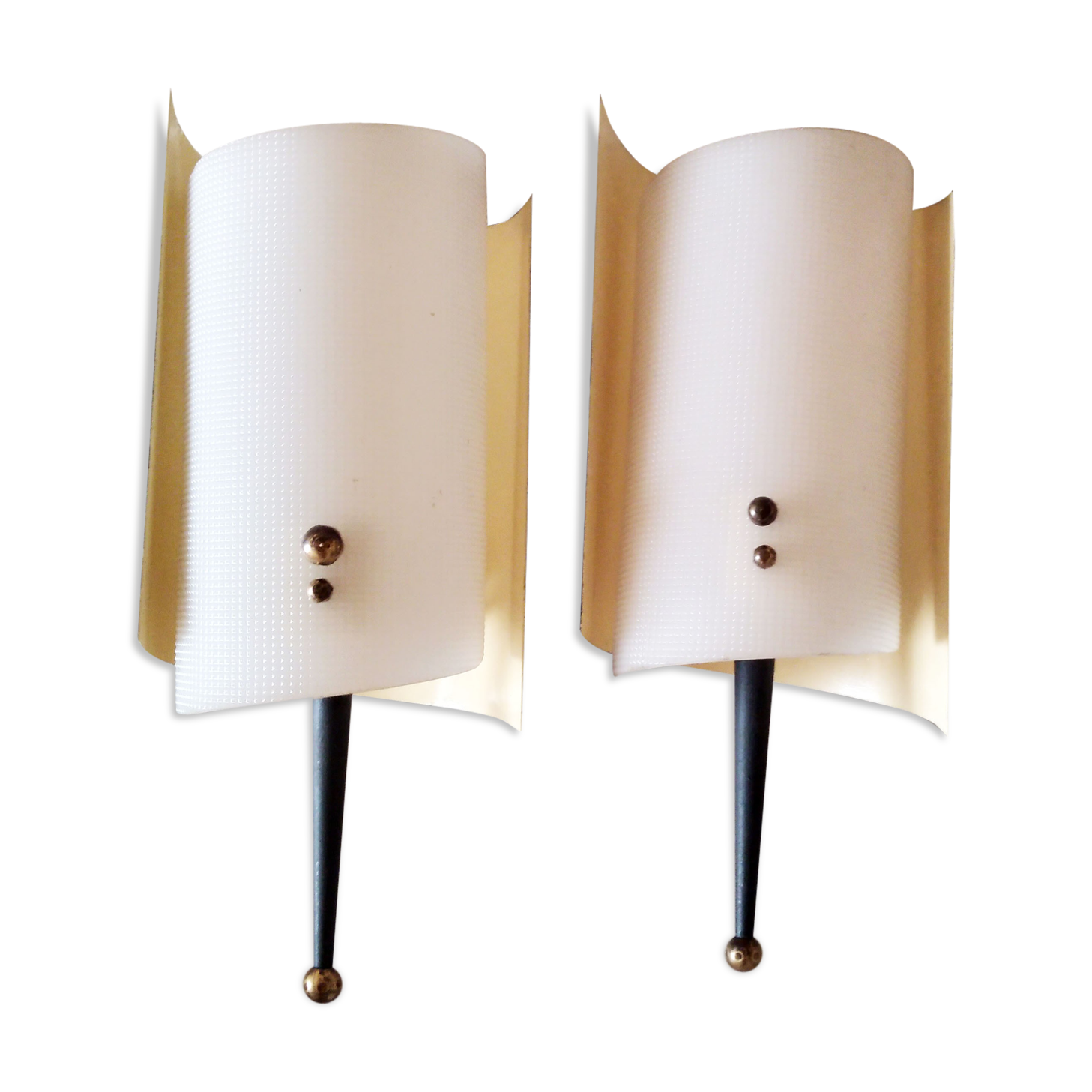 Paire d'appliques vintages 1960