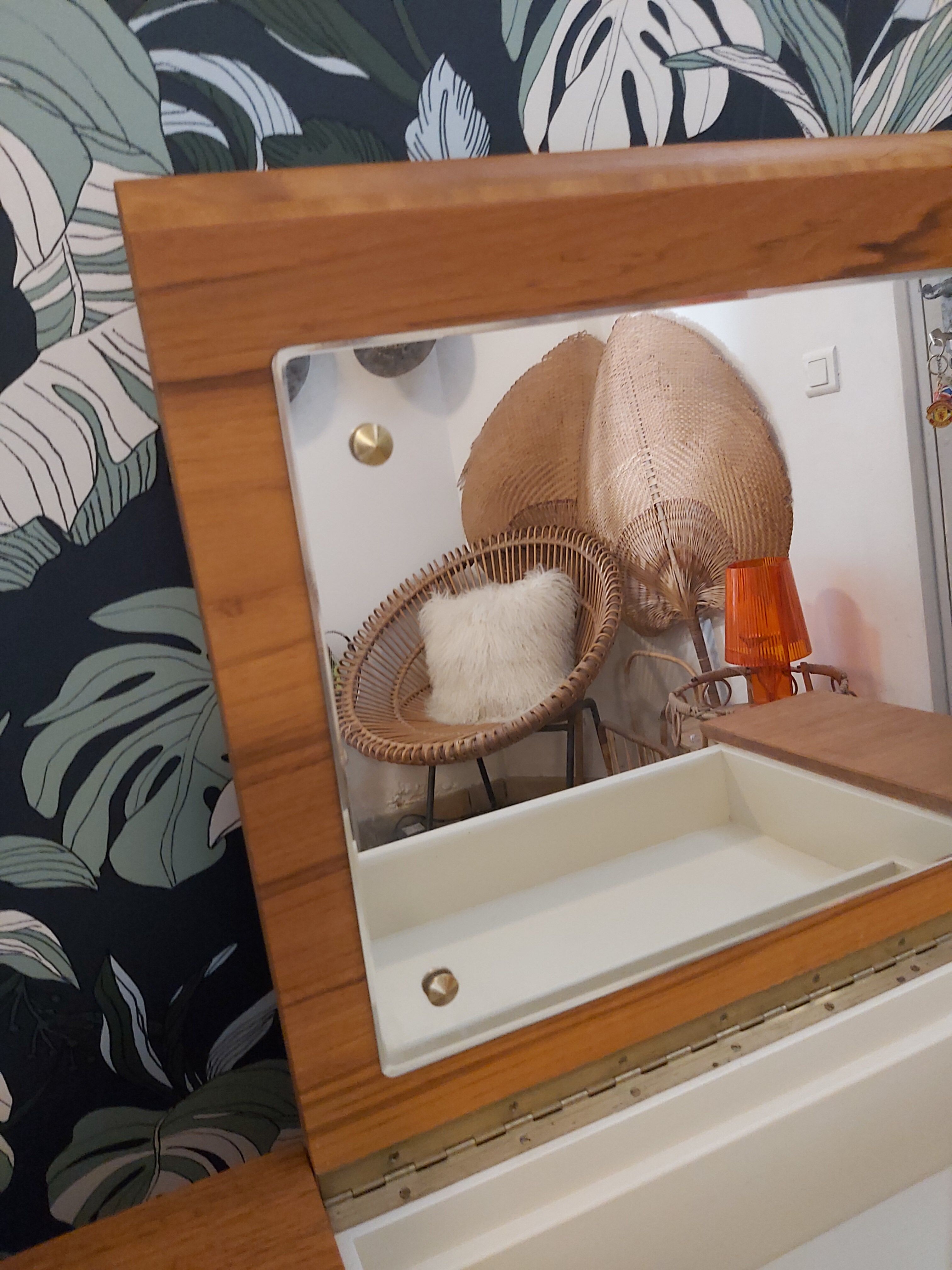 Coiffeuse en teck scandinave