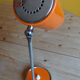 Lampe de bureau en métal orangé des années '50'