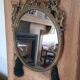 Miroir style victorien en bronze, d'epoque