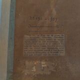 Oil painting on marine panel