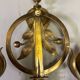 Pair of gilt bronze wall sconces circa 1900