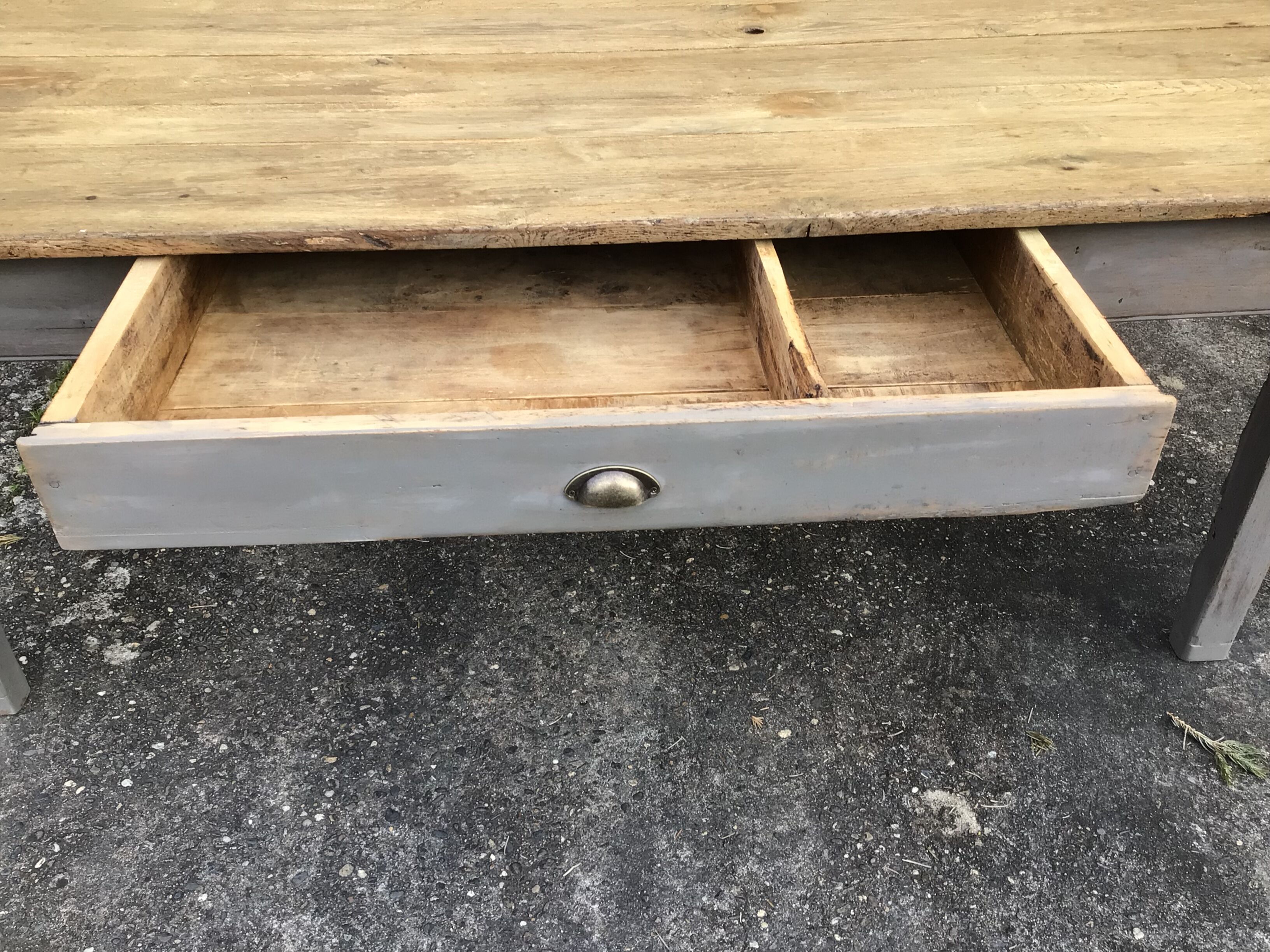 Oak farmhouse table 1m94