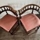 Pair of Renaissance-style corner chairs
