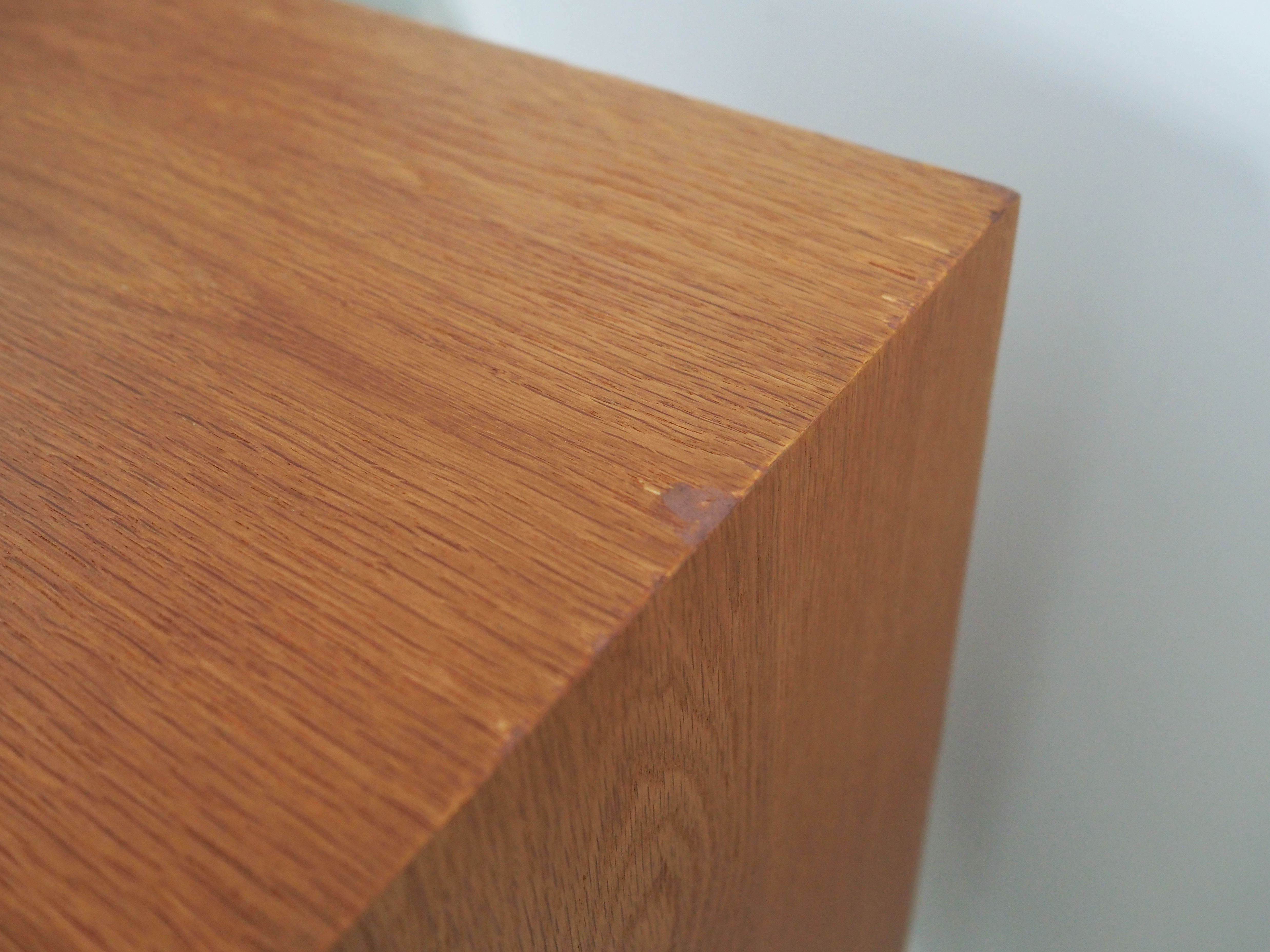 Enfilade en frêne, design danois, années 1970, Danemark