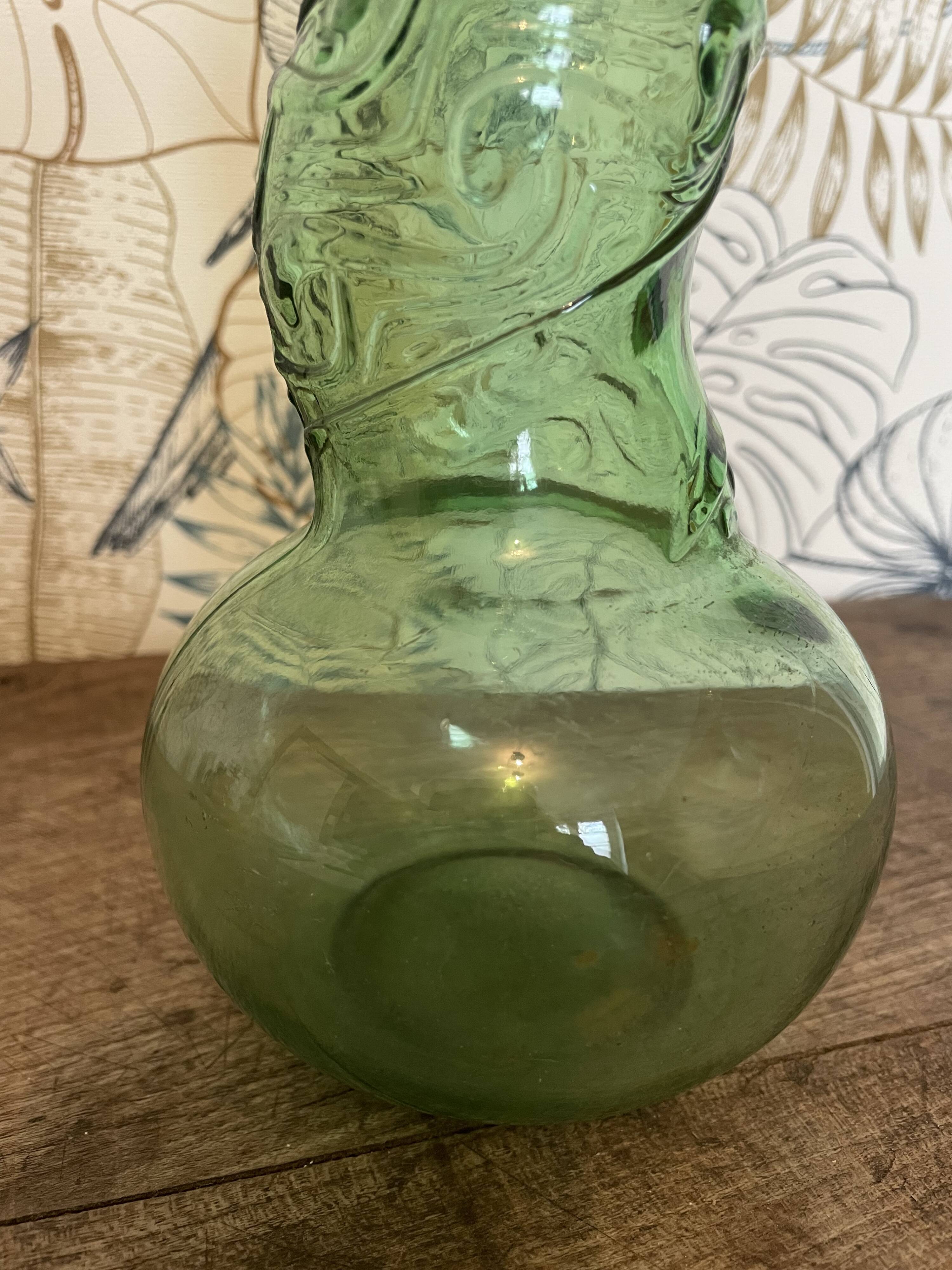 Green vase