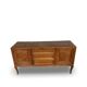 Italian Mid-Century cherrywood veneered and solid wood sideboard.