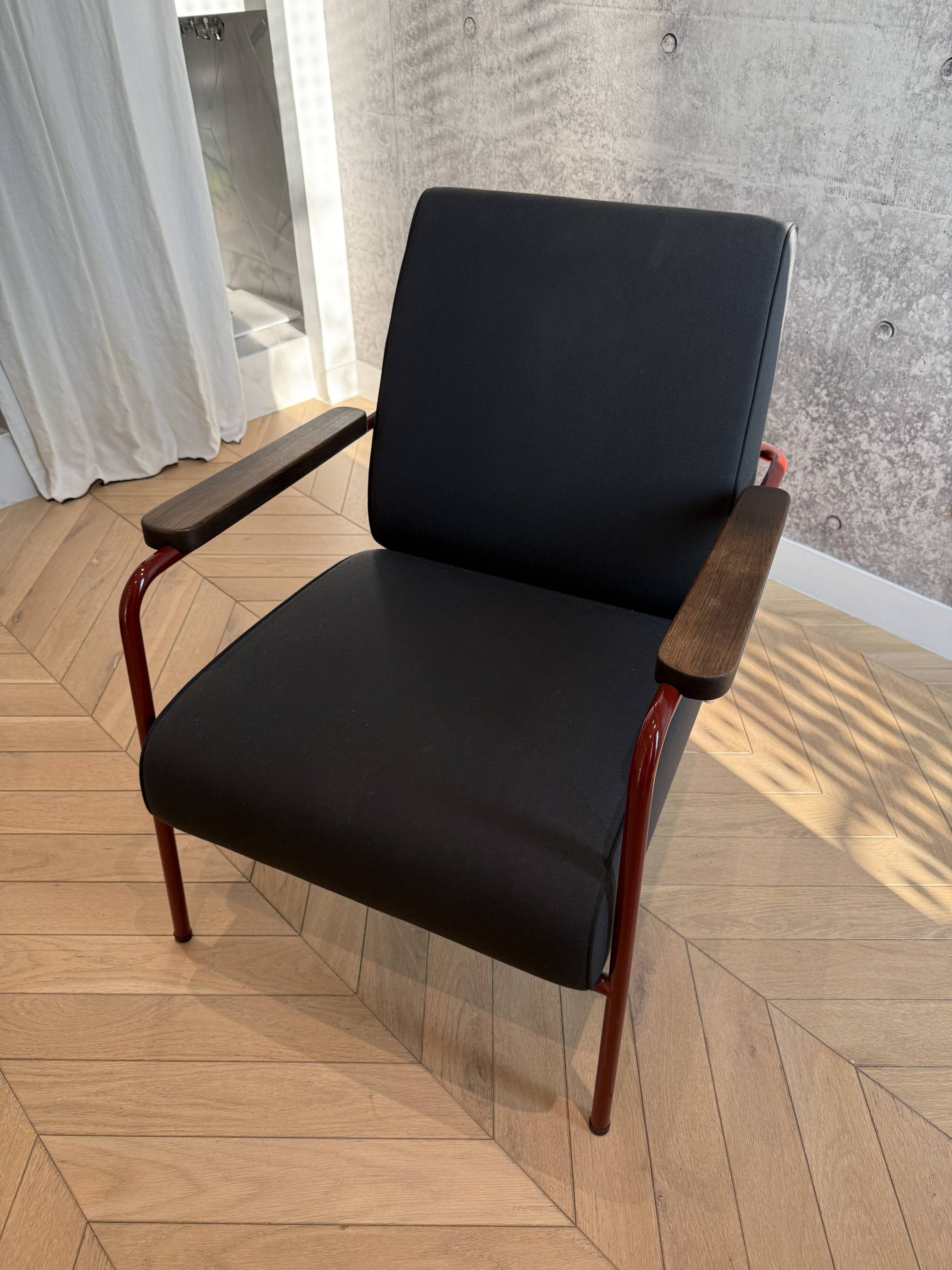 Jean Prouvé Armchair Japanese Red Leg