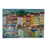 The marine quay in Sète, signed D Maisonnave Ughetto.