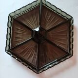 Val Saint Lambert serving dish. Art Deco.