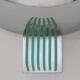 Chrome and crystal wall light, Italy, 1960s