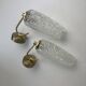 VINTAGE DIAMOND POINT WALL LIGHTS