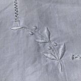 Fine linen round crocheted openwork mini day pillowcase
