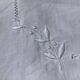 Fine linen round crocheted openwork mini day pillowcase