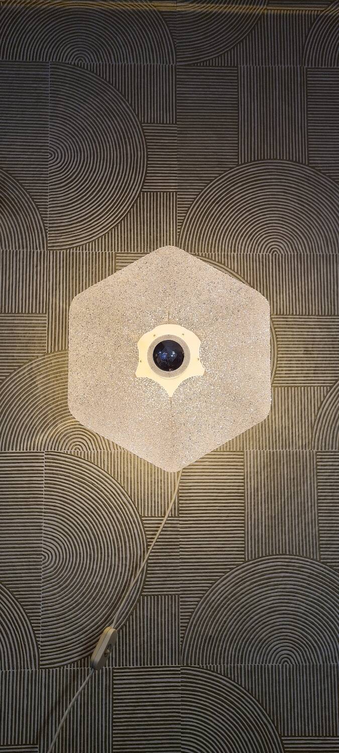 Italian space age wall light