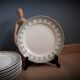 Lot de 6 assiettes plates Boch Bonaparte