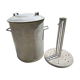 Old zinc washing machine