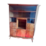 Bookcase display case vintage shelf 1950/60