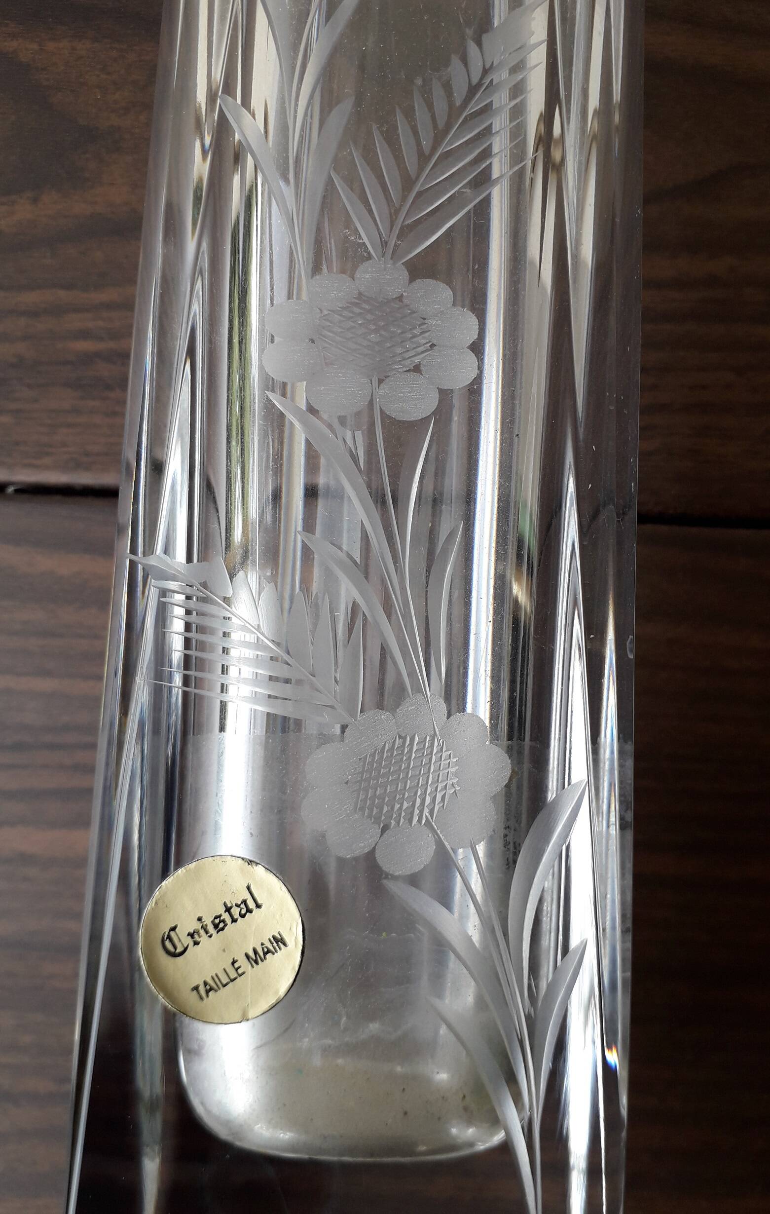 Crystal vase