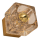 Small wall lamp in brass and crystal by Peill & Putzler, Germany