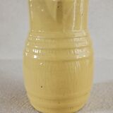 Glazed ceramic pitcher
