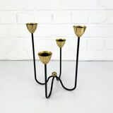 Mid-Century Scandinavian candlestick, Gunnar Ander's candle holder for Ystad Metall, Sweden