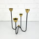 Mid-Century Scandinavian candlestick, Gunnar Ander's candle holder for Ystad Metall, Sweden