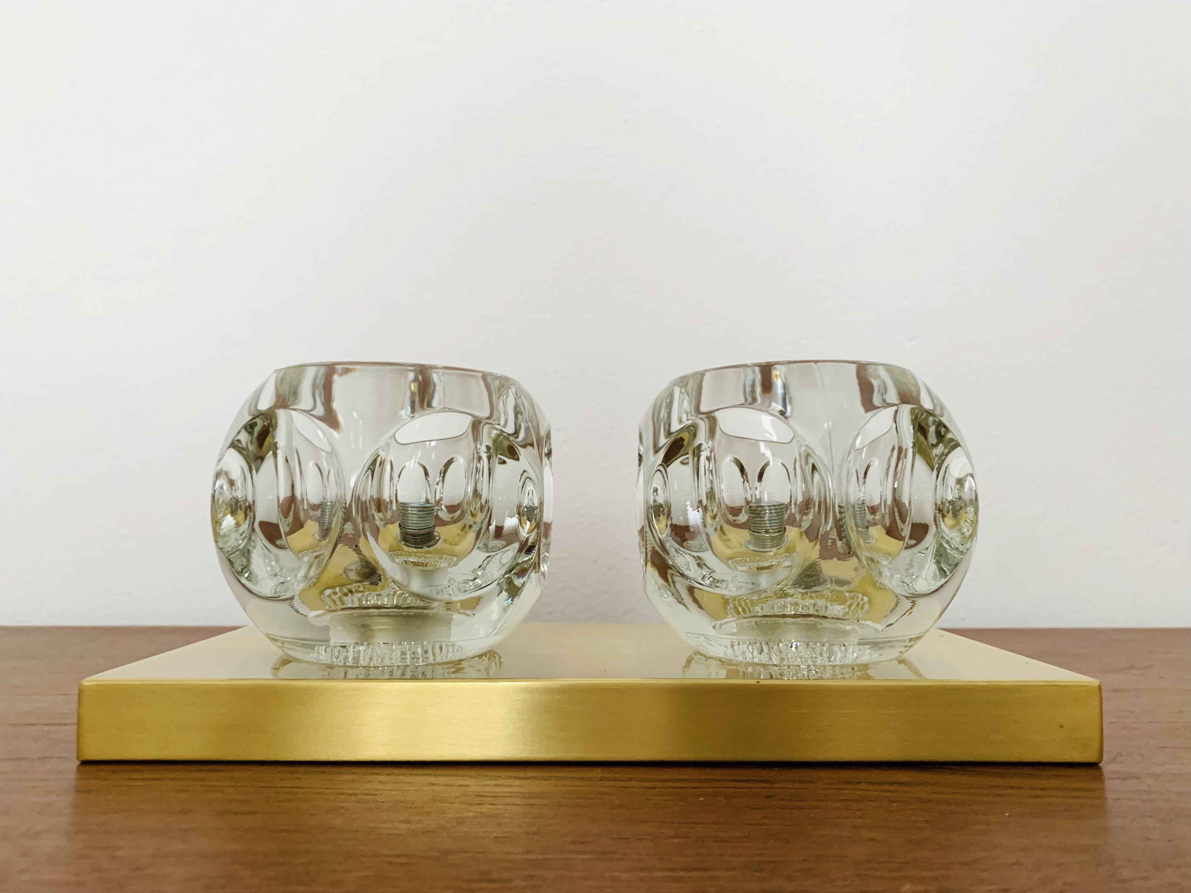 Ice Cube Wall or Ceiling Lamp by Peill and Putzler