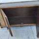 Vintage sideboard TV unit in rattan, bamboo and glass.