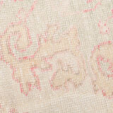 4x7 Pale Red & Cream Vintage Rug, 132x215Cm