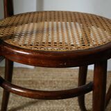 Pair of 20th century Fischel bistro chairs