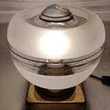 Lampe de table métallique. Espagne, années 1960.