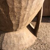 ANCIENT AFRICAN WOODEN MORTAR AND PESTLE 1