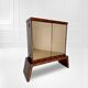 Mid-Century Modern Italian Mirrored Dry Bar Cabinet, 1950s