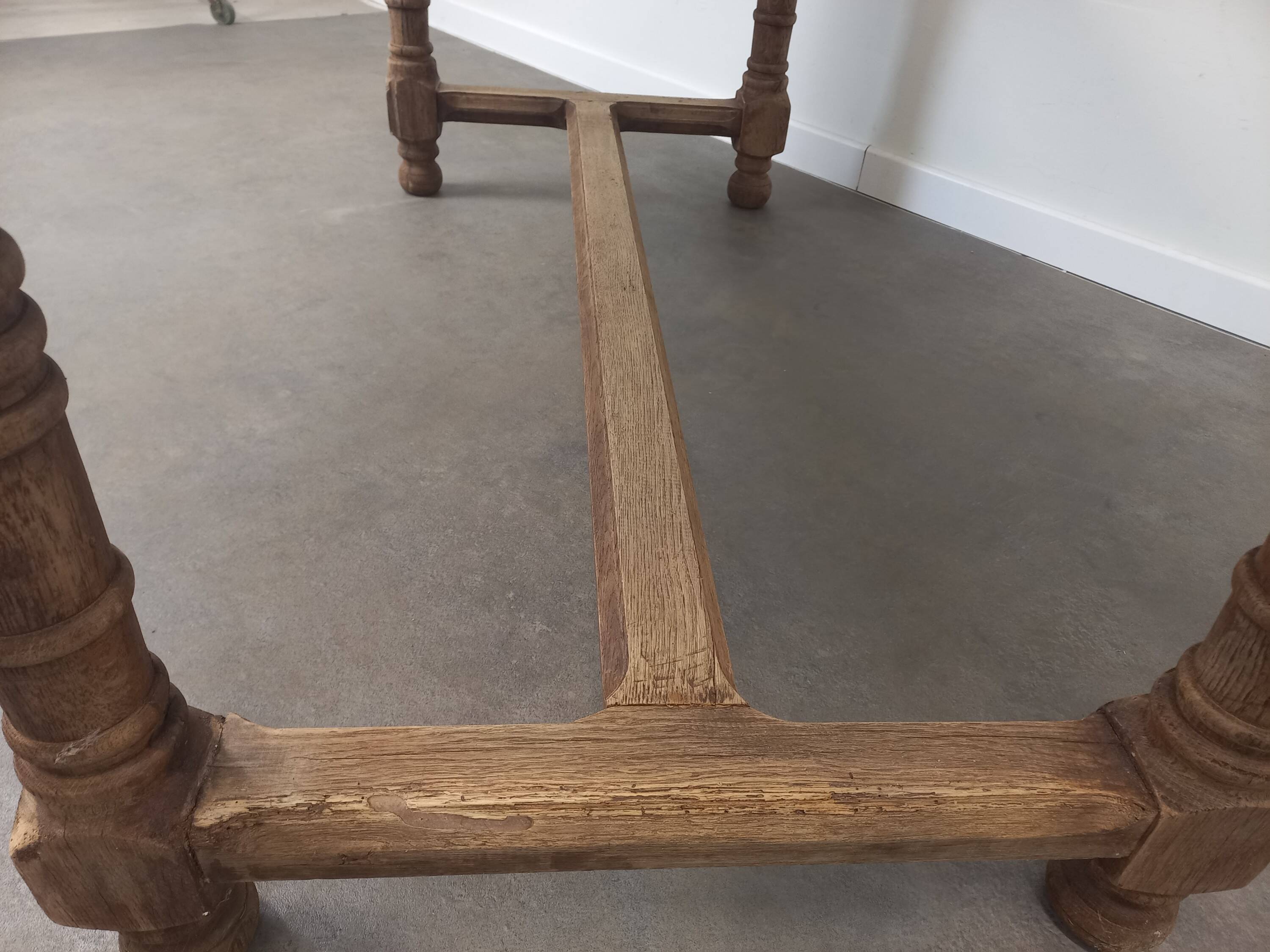 Oak farm table 158 cm