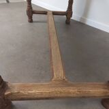 Oak farm table 158 cm