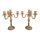 Paire de chandeliers en bronze