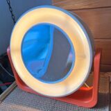 Vintage lamp with round mirror
