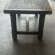 Table basse en chêne et ardoise – années 60-70