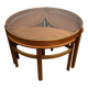 Mid century retro vintage teak trinity coffee table by nathan 1960.