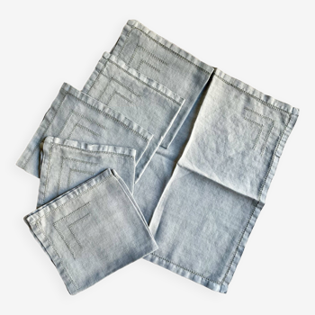 Old linen napkins x 6