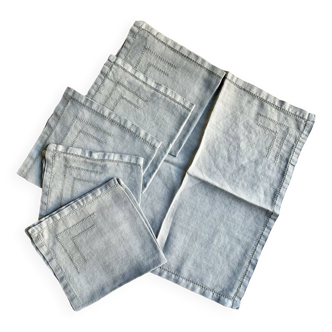 Old linen napkins x 6