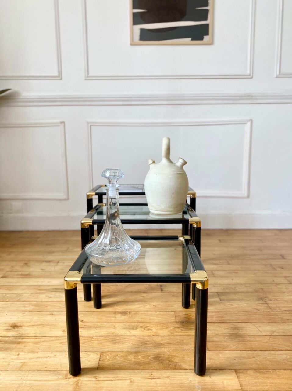 Pull-out coffee tables from the 70s