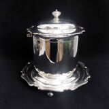 Victorian silver-plated biscuit tin