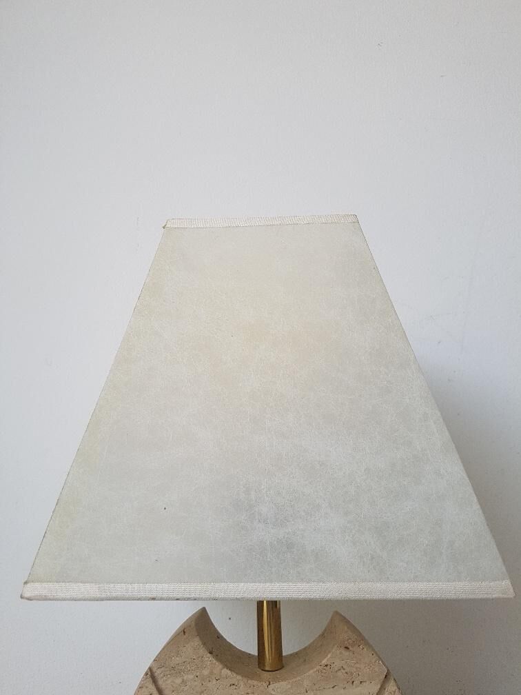 Lamp in travertine 70s