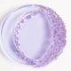 Mid-Century Light Purple Glass Ashtray Bowl, Italy, 1970s